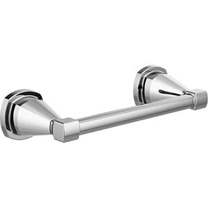 DELTA Faucet 77655 Stryke Swivel Toilet Roll Holder with Double Post, Chrome DELTA Faucet 77655 Stryke Swivel Toilet Roll Holder with Double Post, Chrome