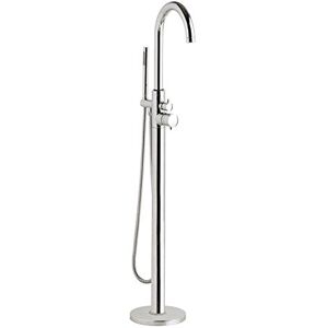 Hudson Reed PN322 Tec Cross ǀ Modern Bathroom Minimalist Thermostatic Single Lever Handle Floor Standing Bath Shower Mixer, 1248mm x 200mm, Chrome Hudson Reed PN322 Tec Cross ǀ Modern Bathroom Minimalist Thermostatic Single Lever Handle Floor Standing Bath Shower Mixer, 1248mm x 200mm, Chrome