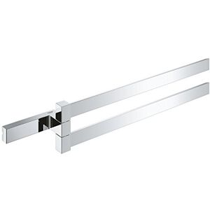 Grohe Selection Bathroom Accessories Cube Double Towel Bar Chrome 40768000 Grohe Selection Bathroom Accessories Cube Double Towel Bar Chrome 40768000