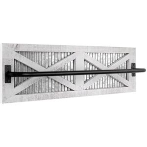 Autumn Alley Farmhouse Rustic Towel Rack Holder Wood Towel Rack Farmhouse Towel Holder for Rustic Bathroom and Farmhouse Kitchen Style Décor 24" Wall Mounted, Rustic White Autumn Alley Farmhouse Rustic Towel Rack Holder Wood Towel Rack Farmhouse Towel Holder for Rustic Bathroom and Farmhouse Kitchen Style Décor 24" Wall Mounted, Rustic White