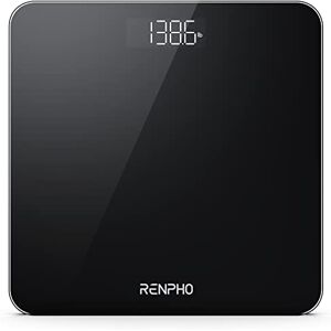 RENPHO Digital Bathroom Scales Weighing Scale with High Precision Sensors Body Weight Scale for Fitness (Stone/lb/kg) Black, Large Platform 280 * 280mm, Core 1S RENPHO Digital Bathroom Scales Weighing Scale with High Precision Sensors Body Weight Scale for Fitness (Stone/lb/kg) Black, Large Platform 280 * 280mm, Core 1S