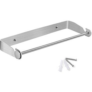 PHUNAYA Under Cabinet Paper Towel Holder Wall Mount for Home Kitchen,Stainless Steel for Large Rolls-Brushed Nickel PHUNAYA Under Cabinet Paper Towel Holder Wall Mount for Home Kitchen,Stainless Steel for Large Rolls-Brushed Nickel