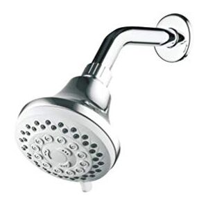 Ibergrif M20260 Shower Head Fixed Wall Mounted Showerhead with 5 Spraying Modes Adjustable Universial G1/2" Bath Shower Handheld Handset,Chromed(Dia 86MM) Ibergrif M20260 Shower Head Fixed Wall Mounted Showerhead with 5 Spraying Modes Adjustable Universial G1/2" Bath Shower Handheld Handset,Chromed(Dia 86MM)