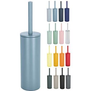 Spirella Akira Stainless Steel Toilet Brush with Hygienic Container Matte Blue Spirella Akira Stainless Steel Toilet Brush with Hygienic Container Matte Blue