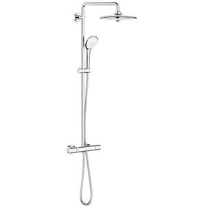 Grohe 26128002 Euphoria 260 Cooltouch Thermostatic Shower System, Starlight Chrome Grohe 26128002 Euphoria 260 Cooltouch Thermostatic Shower System, Starlight Chrome