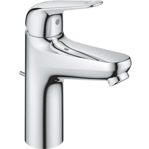 Grohe Swift QuickFix – Basin Mixer Tap with Plastic Pop-Up Waste Set (M-Size 179 mm, 28 mm Ceramic Cartridge, Energy & Water Saving, Tails 3/8 Inch, Easy to Fit with QuickTool), Chrome, 24328001 Grohe Swift QuickFix – Basin Mixer Tap with Plastic Pop-Up Waste Set (M-Size 179 mm, 28 mm Ceramic Cartridge, Energy & Water Saving, Tails 3/8 Inch, Easy to Fit with QuickTool), Chrome, 24328001