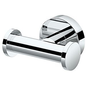 Gatco 4635A Glam Double Robe Hook, Chrome, 3.10" W Gatco 4635A Glam Double Robe Hook, Chrome, 3.10" W