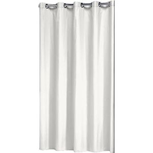 Sealskin Coloris Shower Curtain, Polyester, Cotton, White, 180 x 200 cm Sealskin Coloris Shower Curtain, Polyester, Cotton, White, 180 x 200 cm