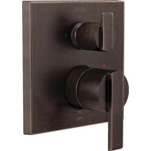 DELTA T24867-RB, Venetian Bronze Ara Angular Modern Monitor 14 Series Valve Trim with 3-Setting Integrated Diverter DELTA T24867-RB, Venetian Bronze Ara Angular Modern Monitor 14 Series Valve Trim with 3-Setting Integrated Diverter