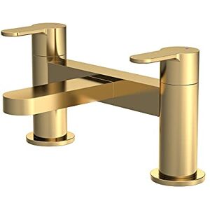 Nuie Arvan Bath Filler Tap - Brushed Brass - Modern Bathroom Nuie Arvan Bath Filler Tap - Brushed Brass - Modern Bathroom