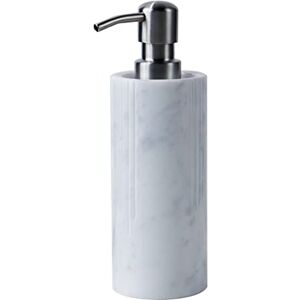 PHINILUX Luxurious White Marble Soap Pump Dispenser for Countertop, Bathroom & Kitchen, Hand or Dish Liquid Soap/Lotion 304 Steel Pump Bottle, Italy Carrara, Vanity PHINILUX Luxurious White Marble Soap Pump Dispenser for Countertop, Bathroom & Kitchen, Hand or Dish Liquid Soap/Lotion 304 Steel Pump Bottle, Italy Carrara, Vanity