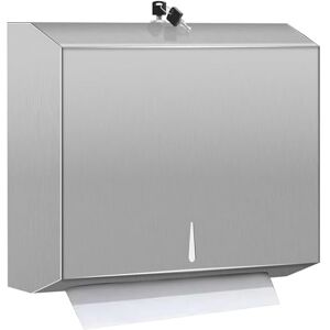 TOBEFORT Stainless Steel Paper Towel Dispenser Wall Mount, Comercial Hand Towel Dispenser with Lock, Trifold/C Fold Paper Towel Holder for Bathroom Kitchen Office, Large Capacity 300 Multi-Fold TOBEFORT Stainless Steel Paper Towel Dispenser Wall Mount, Comercial Hand Towel Dispenser with Lock, Trifold/C Fold Paper Towel Holder for Bathroom Kitchen Office, Large Capacity 300 Multi-Fold
