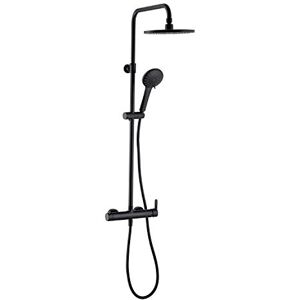 Wirquin Black Roma Touch 60722892 Shower Column with Mechanical Mixer Tap 5 Jets Black Wirquin Black Roma Touch 60722892 Shower Column with Mechanical Mixer Tap 5 Jets Black