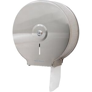 Mind Reader Bathroom Roll Dispenser, Wall Mounted Commercial Toilet Paper Holder for Restroom Stall, Restaurant, Campus, Locking Refillable Compartment, Includes Keys, Stainless Steel, Silver Mind Reader Bathroom Roll Dispenser, Wall Mounted Commercial Toilet Paper Holder for Restroom Stall, Restaurant, Campus, Locking Refillable Compartment, Includes Keys, Stainless Steel, Silver