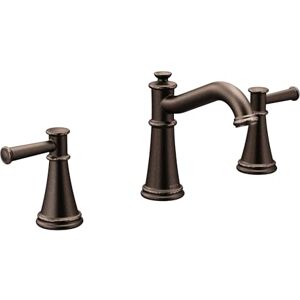 Moen Belfield Oil Rubbed Bronze Two-Handle 8-Inch Widespread Bathroom Faucet Trim Kit, Valve Required, T6405ORB Moen Belfield Oil Rubbed Bronze Two-Handle 8-Inch Widespread Bathroom Faucet Trim Kit, Valve Required, T6405ORB