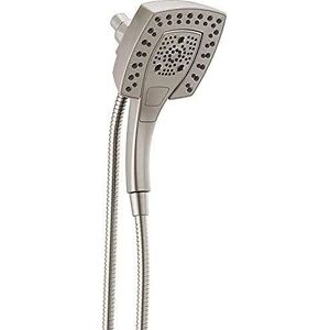 DELTA 5-Setting In2ition 2-in-1 Dual Hand Held Shower Head with Hose, Brushed Nickel Shower Head Handheld Combo, Magnetic Docking, 2.5 GPM, Stainless DELTA 5-Setting In2ition 2-in-1 Dual Hand Held Shower Head with Hose, Brushed Nickel Shower Head Handheld Combo, Magnetic Docking, 2.5 GPM, Stainless