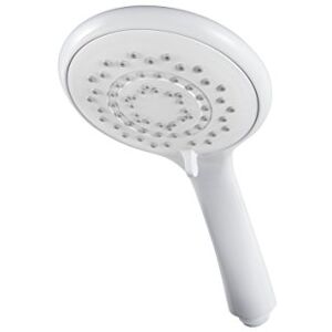 Triton Showers Showerhead Bathroom Accessory Water 5 Spray Patterns High Pressure Shower Heads 8000 Series White Finish Head Set Shower Accessories Triton Showers Showerhead Bathroom Accessory Water 5 Spray Patterns High Pressure Shower Heads 8000 Series White Finish Head Set Shower Accessories