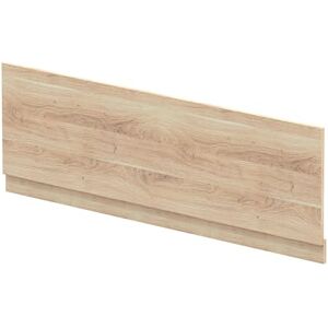 nuie MPD3005 Arno Modern Bathroom Standard Straight Bath Front Panel, 1700mm, Bleached Oak Woodgrain nuie MPD3005 Arno Modern Bathroom Standard Straight Bath Front Panel, 1700mm, Bleached Oak Woodgrain