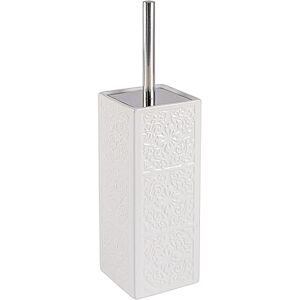 WENKO 22651100 Toilet brush Cordoba White toilet brush holder, closed form, Ceramic, 9.5 x 35 x 9.5 cm, White WENKO 22651100 Toilet brush Cordoba White toilet brush holder, closed form, Ceramic, 9.5 x 35 x 9.5 cm, White