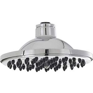 nuie A304 ǀ Traditional Bathroom 6" Shower Rose Head, 185mm x 152mm x 421mm, Chrome nuie A304 ǀ Traditional Bathroom 6" Shower Rose Head, 185mm x 152mm x 421mm, Chrome