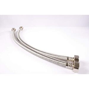 Trueshopping Ultra Finishing SPR05 3/4" Flexi Connectors (Pair) Modern Bathroom Round Bath Filler Tap, Bronze Trueshopping Ultra Finishing SPR05 3/4" Flexi Connectors (Pair) Modern Bathroom Round Bath Filler Tap, Bronze