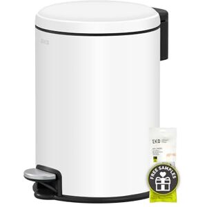 EKO Serene Step Bin - 3L White Waste Bin for Bedroom & Bathroom EKO Serene Step Bin - 3L White Waste Bin for Bedroom & Bathroom