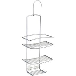 Metaltex Onda Shower Caddy, Polytherm Coated, Silver, 18 x 11 x 39-48 cm Metaltex Onda Shower Caddy, Polytherm Coated, Silver, 18 x 11 x 39-48 cm