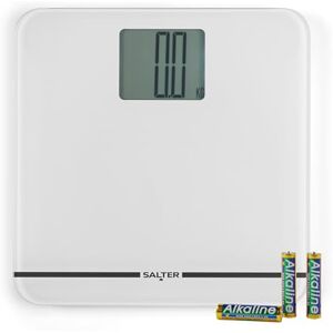 Salter Max Digital Bathroom Scale – Supersize LCD Display, 250 kg Capacity, Large Platform, Easy Read, Carpet Feet & Batteries Included, Kg/lbs, Instant Readings, Weight Measurements, White Salter Max Digital Bathroom Scale – Supersize LCD Display, 250 kg Capacity, Large Platform, Easy Read, Carpet Feet & Batteries Included, Kg/lbs, Instant Readings, Weight Measurements, White