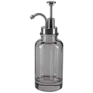 Spirella Yoko Collection Liquid Soap Dispenser Diameter 7 x 21.5 cm 0.3 L Glass, Grey, 0.3 L Spirella Yoko Collection Liquid Soap Dispenser Diameter 7 x 21.5 cm 0.3 L Glass, Grey, 0.3 L