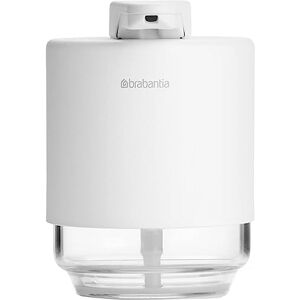 Brabantia Mindset Soap Dispenser Non-Drip Pump Mechanism Easy to Refill Removable Holder Corrosion Resistant Metal & Glass Stylish Bathroom Accessory Fresh White 200 ml Brabantia Mindset Soap Dispenser Non-Drip Pump Mechanism Easy to Refill Removable Holder Corrosion Resistant Metal & Glass Stylish Bathroom Accessory Fresh White 200 ml