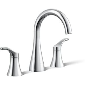 Kohler Simplice 27390-4-CP SIMPLICEWidespread Bathroom Sink Faucet, 1.2 GPM, Polished Chrome Kohler Simplice 27390-4-CP SIMPLICEWidespread Bathroom Sink Faucet, 1.2 GPM, Polished Chrome
