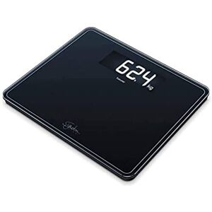 Beurer GS410 Signature Line Glass Bathroom Scale Black XXL standing area Made from safety glass for a robust and stylish finish XXL digital display 200kg weight capacity, 73576 Beurer GS410 Signature Line Glass Bathroom Scale Black XXL standing area Made from safety glass for a robust and stylish finish XXL digital display 200kg weight capacity, 73576