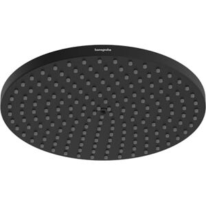 Hansgrohe Raindance S Water-Saving Head Shower (EcoSmart), Shower Head Round (240 mm), Rainfall Shower Head 1 Spray (PowderRain) for Wall or Ceiling mounting, Anti-limescale, matt Black, 27624670 Hansgrohe Raindance S Water-Saving Head Shower (EcoSmart), Shower Head Round (240 mm), Rainfall Shower Head 1 Spray (PowderRain) for Wall or Ceiling mounting, Anti-limescale, matt Black, 27624670