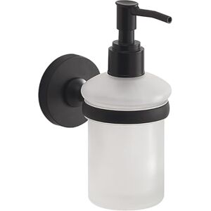 Gedy FELCE Plus Dispenser, Stainless Steel Glass Plastic chromall, Dull Black, 6,8x10,3x15,4cm Gedy FELCE Plus Dispenser, Stainless Steel Glass Plastic chromall, Dull Black, 6,8x10,3x15,4cm