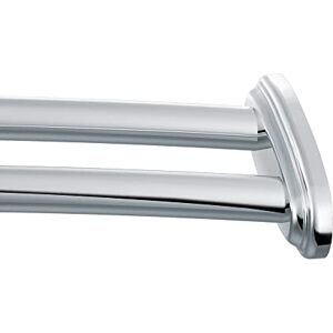 Moen DN2141CH 60-Inch Adjustable Stainless Steel Double Curved Shower Rod, Chrome Moen DN2141CH 60-Inch Adjustable Stainless Steel Double Curved Shower Rod, Chrome