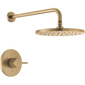 DELTA Faucet Raincan T14269-CZ-PP Single Function Round Shower Valve Trim Kit, Rain Shower Head, Shower Kit, Champagne Bronze T14269-CZ-PP (Valve Not Included) DELTA Faucet Raincan T14269-CZ-PP Single Function Round Shower Valve Trim Kit, Rain Shower Head, Shower Kit, Champagne Bronze T14269-CZ-PP (Valve Not Included)