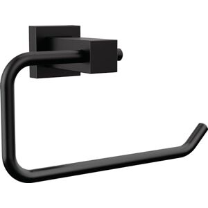 Delta Faucet Velum Toilet Paper Holder, Black Wall Mounted Toilet Paper Holder, Tissue Holder, Matte Black IAO20851-BL Delta Faucet Velum Toilet Paper Holder, Black Wall Mounted Toilet Paper Holder, Tissue Holder, Matte Black IAO20851-BL