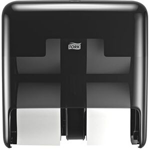 Tork OptiServe 4-Roll Coreless Toilet Paper Dispenser Black T7, Vertical Dispenser, Elevation Design, 558052 Tork OptiServe 4-Roll Coreless Toilet Paper Dispenser Black T7, Vertical Dispenser, Elevation Design, 558052