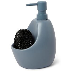 Umbra Joey Matte Ceramic Liquid Soap Dispenser with Sponge Caddy, Ideal for Kitchen or Bathroom Use, 20 oz, Slate Blue Umbra Joey Matte Ceramic Liquid Soap Dispenser with Sponge Caddy, Ideal for Kitchen or Bathroom Use, 20 oz, Slate Blue