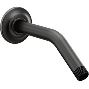 Moen S122BL Collection Accessories-Premium Brushed Nickel 8-Inch Shower Arm, Matte Black Moen S122BL Collection Accessories-Premium Brushed Nickel 8-Inch Shower Arm, Matte Black