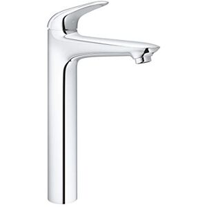 Grohe Wave Quickfix Single-Lever Basin Mixer for Free-Standing Basins with Push-Open Waste Set, XL-Size, Water-Saving, Chrome Easy to Fit with Quicktool 23585001 Grohe Wave Quickfix Single-Lever Basin Mixer for Free-Standing Basins with Push-Open Waste Set, XL-Size, Water-Saving, Chrome Easy to Fit with Quicktool 23585001