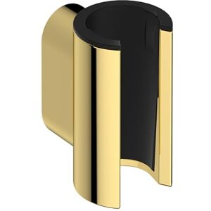 Hansgrohe Porter Fine Shower Head Holder, Shower Holder for Shower Hoses with conical nut, Polished Gold Optic, 28885990 Hansgrohe Porter Fine Shower Head Holder, Shower Holder for Shower Hoses with conical nut, Polished Gold Optic, 28885990