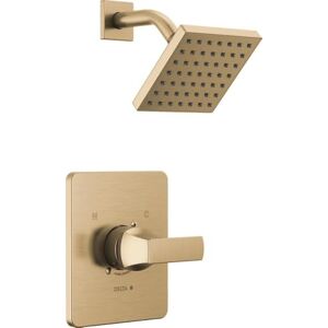 DELTA Faucet Velum 14 Series Single-Function Gold Shower Faucet Set, Valve Trim Kit, Shower Handle, Shower Trim Kit, Shower Set, Champagne Bronze T14237-CZ (Valve Not Included) DELTA Faucet Velum 14 Series Single-Function Gold Shower Faucet Set, Valve Trim Kit, Shower Handle, Shower Trim Kit, Shower Set, Champagne Bronze T14237-CZ (Valve Not Included)