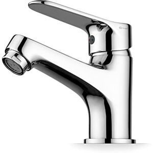 Ibergrif Basin Mixer Tap for Bathroom Single Lever Sink Faucet, Hot & Cold Water Control, Chrome, M11059 Ibergrif Basin Mixer Tap for Bathroom Single Lever Sink Faucet, Hot & Cold Water Control, Chrome, M11059