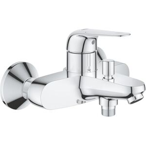 Grohe Swift QuickFix Single-Lever Bath/Shower Mixer Filler (Wall-Mounted, Metal Lever, 35mm Ceramic Cartridge, Automatic Diverter: Bath/Shower, Easy to Fit with QuickSpanner), Chrome, 24335001 Grohe Swift QuickFix Single-Lever Bath/Shower Mixer Filler (Wall-Mounted, Metal Lever, 35mm Ceramic Cartridge, Automatic Diverter: Bath/Shower, Easy to Fit with QuickSpanner), Chrome, 24335001