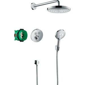 Hansgrohe Raindance Select S Shower system with ShowerSelect S thermostatic mixer for concealed installation, chrome, 27297000 Hansgrohe Raindance Select S Shower system with ShowerSelect S thermostatic mixer for concealed installation, chrome, 27297000