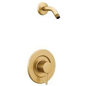Moen T2192NHBG Align 2.5 GPM Single Handle Posi-Temp Pressure Balanced Trim with Shower Head, Brushed Gold Moen T2192NHBG Align 2.5 GPM Single Handle Posi-Temp Pressure Balanced Trim with Shower Head, Brushed Gold