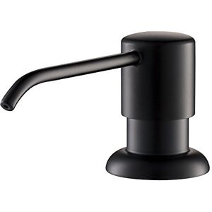 Kraus Kitchen Soap and Lotion Dispenser, Solid Brass, Matte Black Kraus Kitchen Soap and Lotion Dispenser, Solid Brass, Matte Black