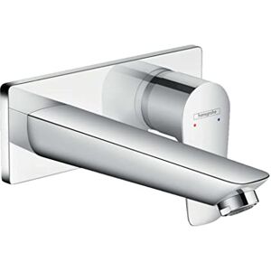 Hansgrohe Talis E wall-mounted basin mixer tap, 165 mm spout, chrome Hansgrohe Talis E wall-mounted basin mixer tap, 165 mm spout, chrome