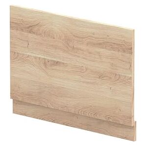 nuie MPD3013 Arno Modern Bathroom Standard Straight Bath End Panel, 800mm, Bleached Oak Woodgrain nuie MPD3013 Arno Modern Bathroom Standard Straight Bath End Panel, 800mm, Bleached Oak Woodgrain